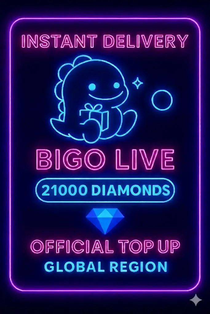 Bigo Live - 21000 Diamonds (Top-Up) Bigo Live - 21000 Diamonds (Top-Up)