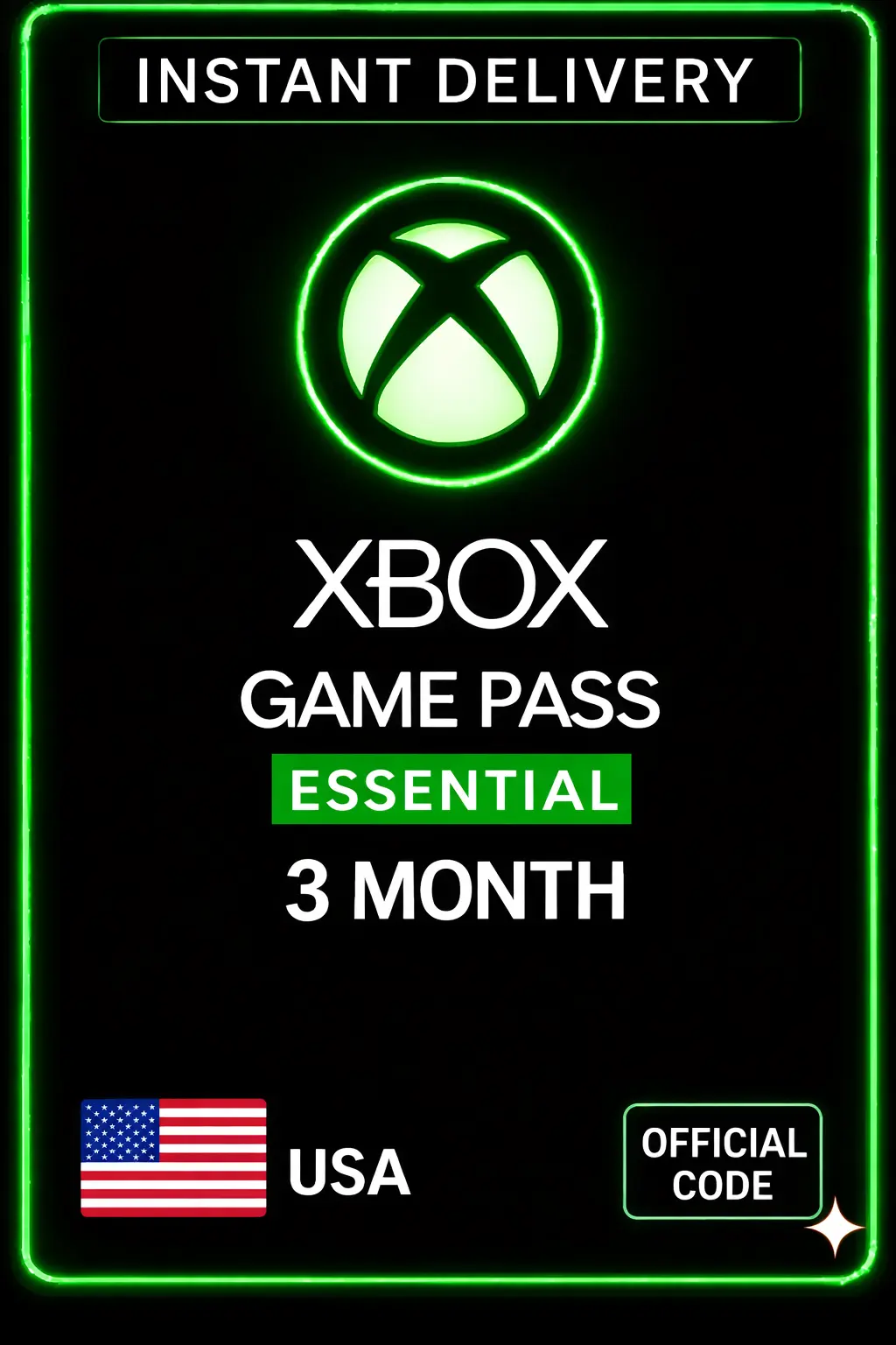 Xbox Game Pass Essential 3 Month (USA)