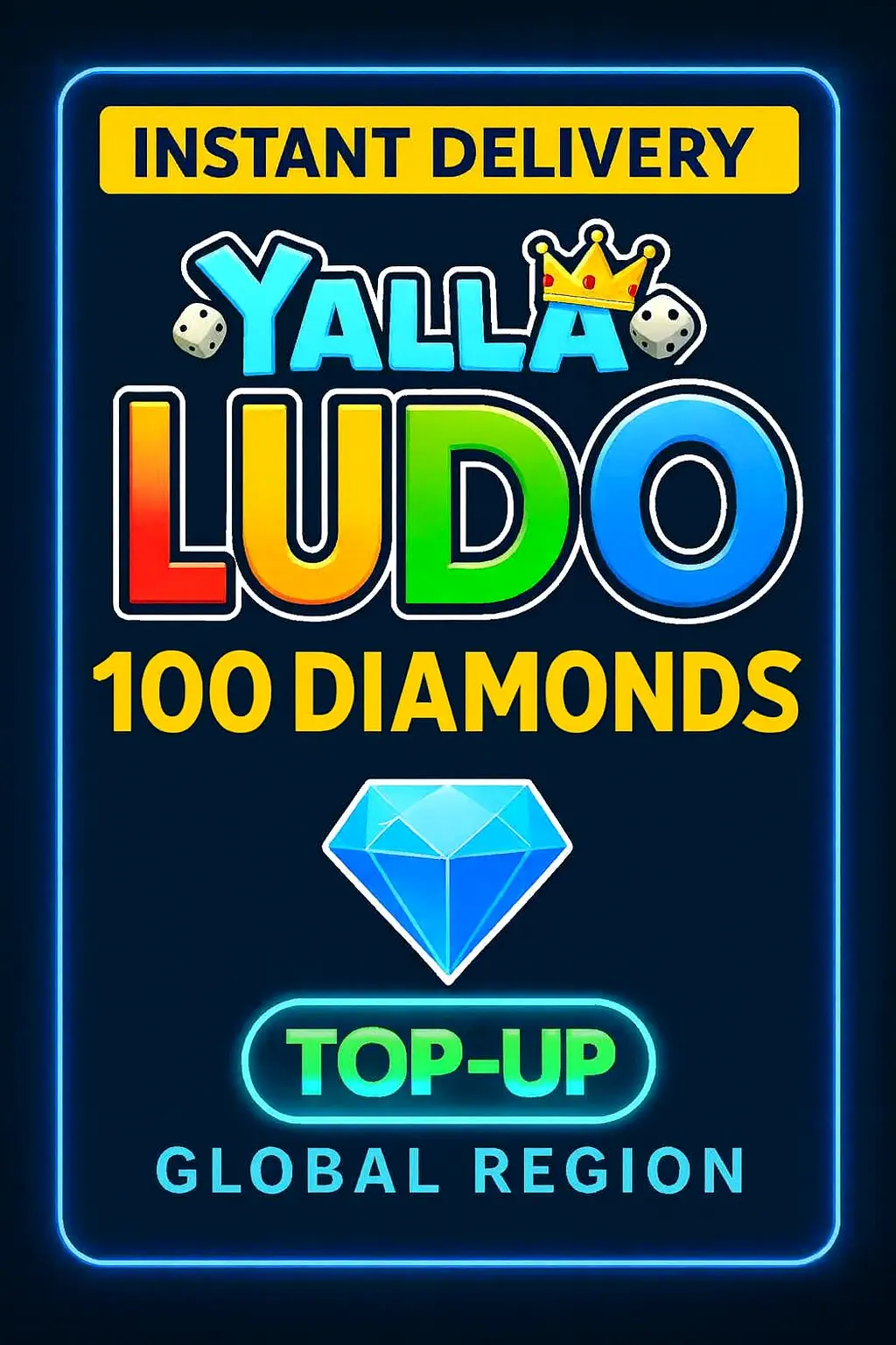 Yalla Ludo - 100 USD Dijamanta (Dopuna) Yalla Ludo - 100 USD Dijamanta (Dopuna)