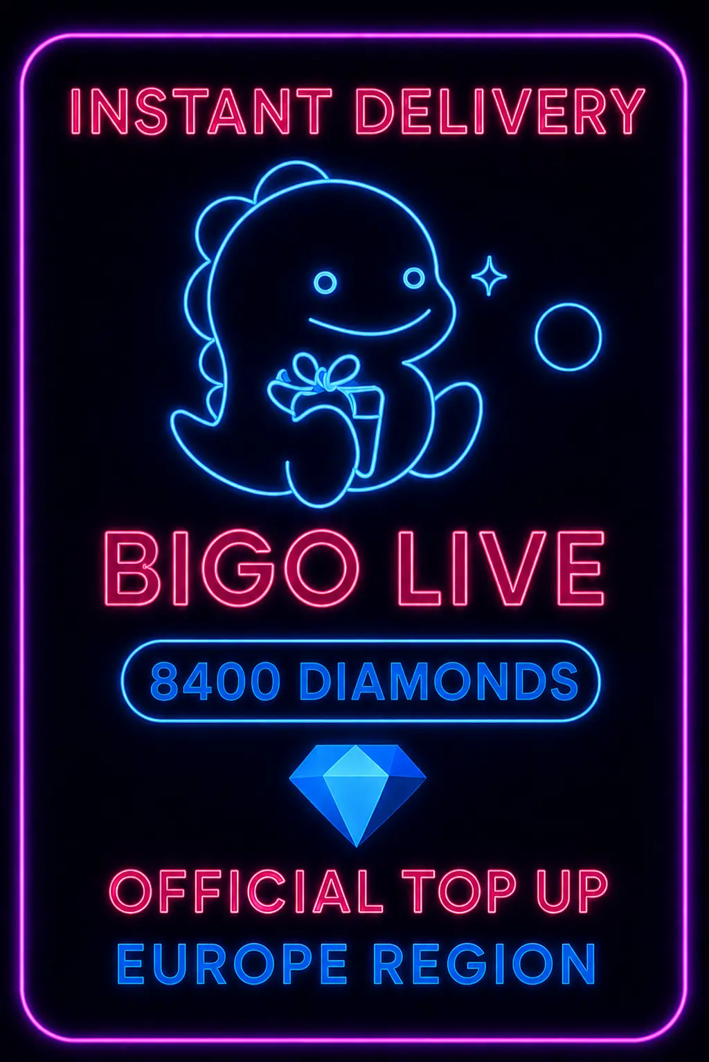 Bigo Live - 8400 Diamonds (Top-Up) (EU)