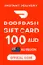 DoorDash 100 AUD