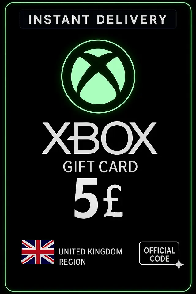 Xbox Live Gift Card £5 Wallet