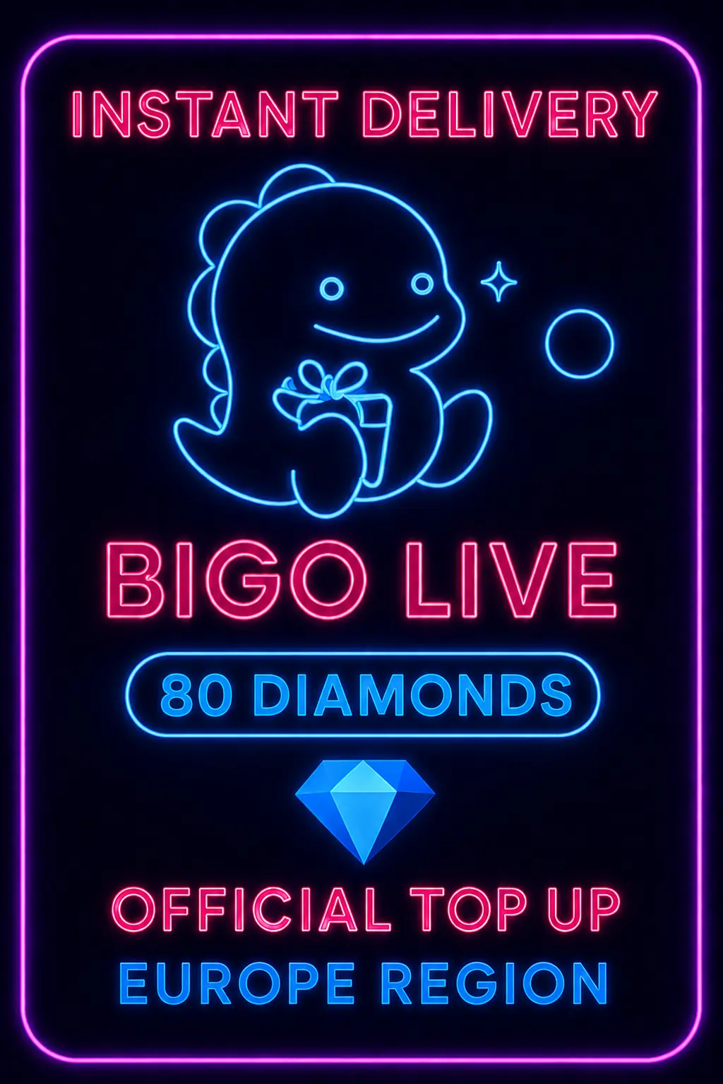 Bigo Live - 80 Diamonds (Top-Up) (EU)