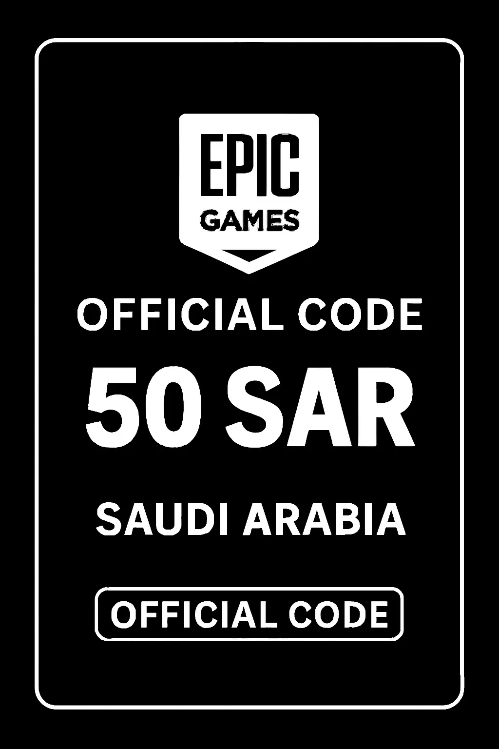 Epic Games Card - 50 SAR (Saudi Arabia)