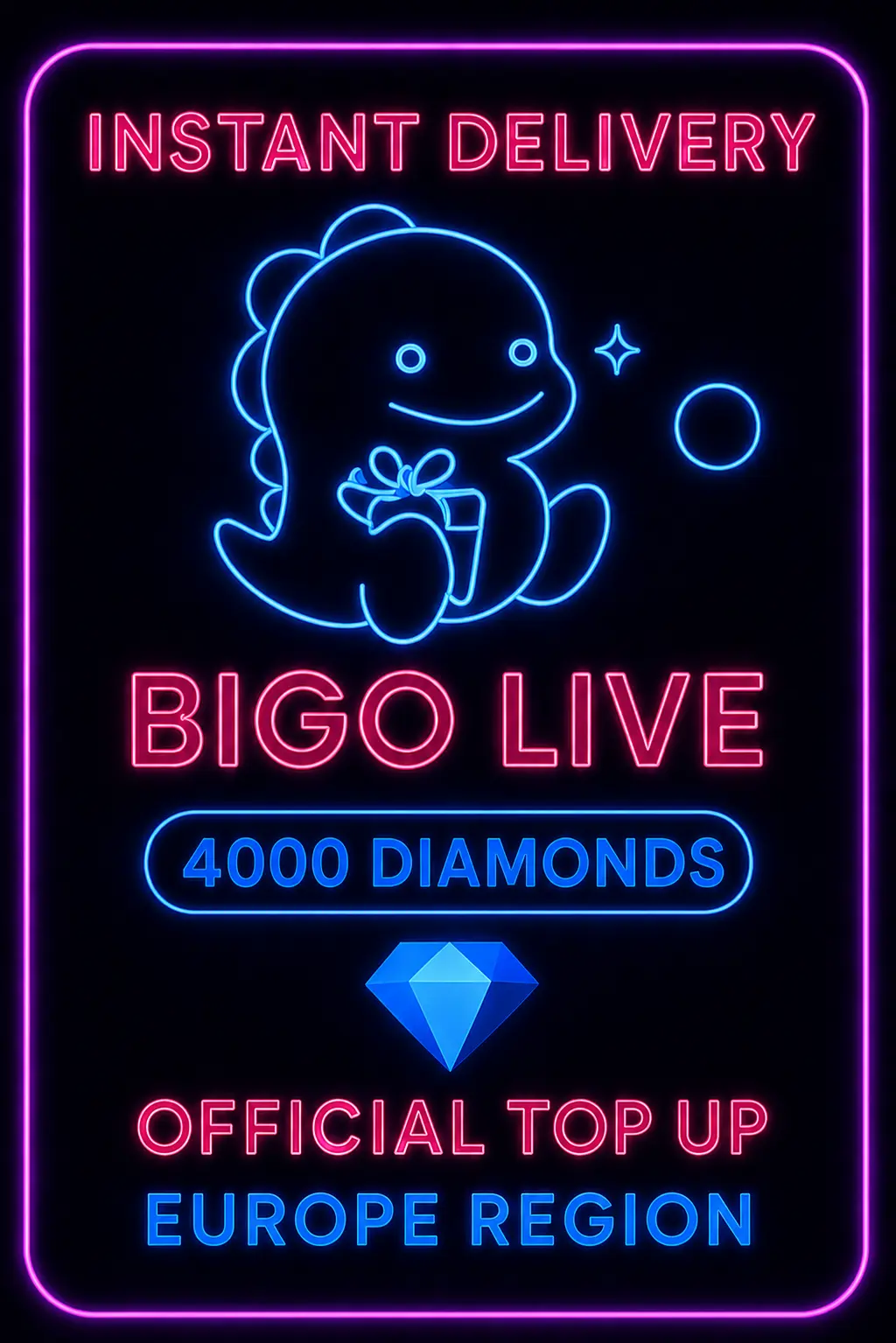 Bigo Live - 4000 Diamonds (Top-Up) (EU)