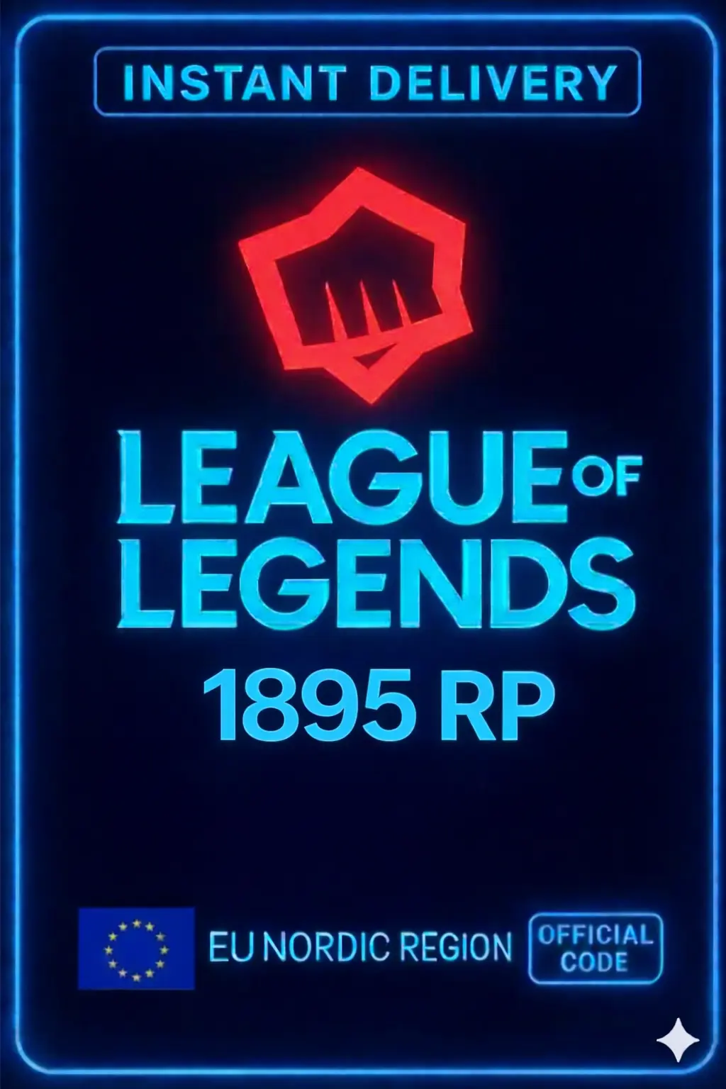Riot Points - 1895 RP (EU)