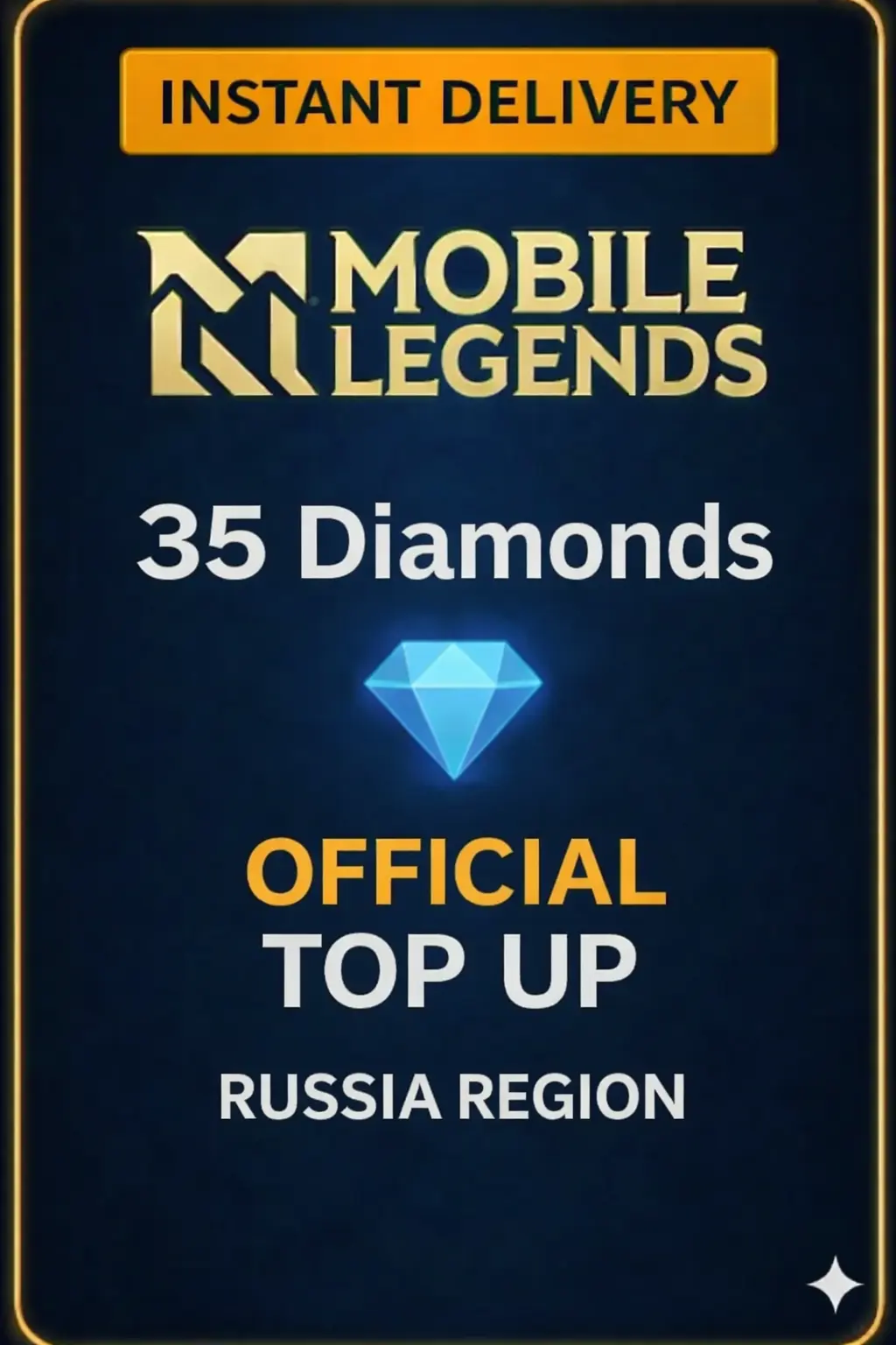 Mobile Legends 35 Diamonds Top-Up (Russia)