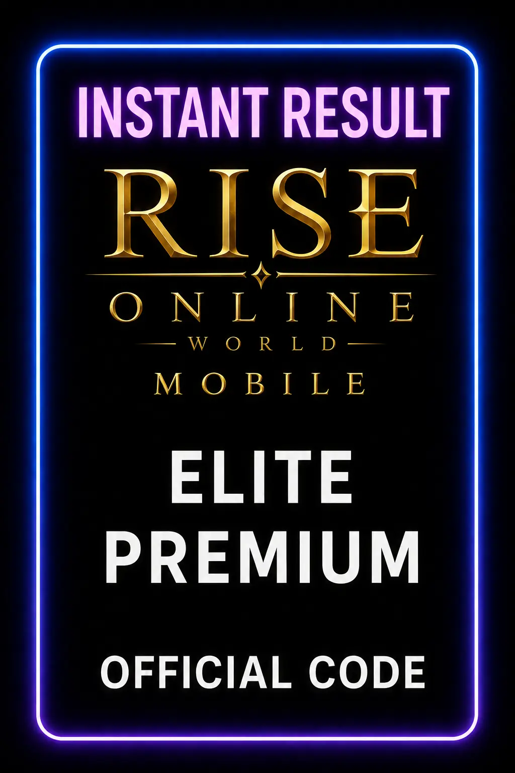 Rise Online World Mobile Elite Premium