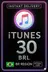 Κάρτα Δώρου iTunes - 30 BRL
