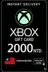 Xbox Live Gift Card 2000 NTD ကဒ်