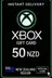 XBOX Live Card Nova Zelândia - 50 NZD