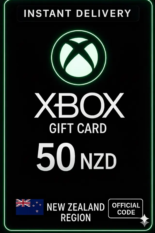 XBOX Live Card New Zealand - 50 NZD