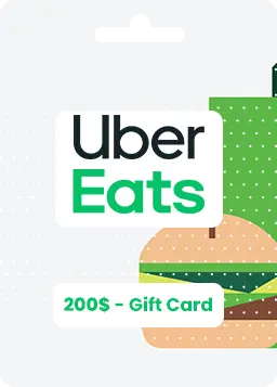 Uber Eats Gift Card - 200$ Uber Eats Gift Card - 200$