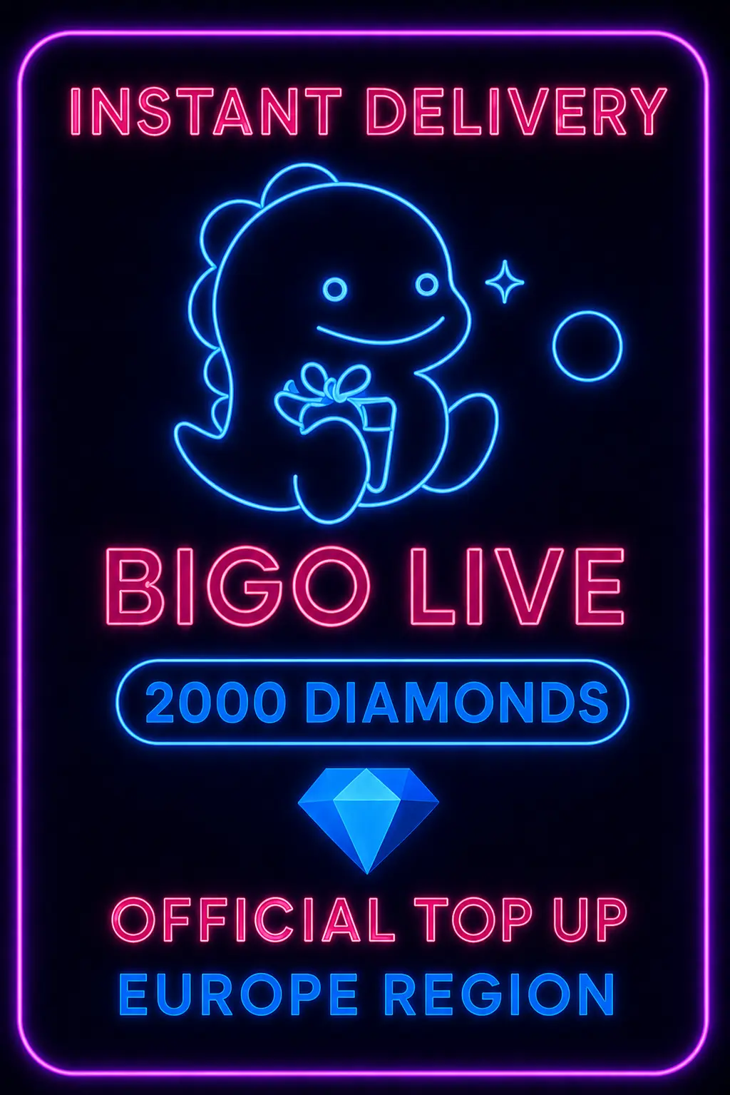 Bigo Live - 2000 Diamonds (Top-Up) (EU)