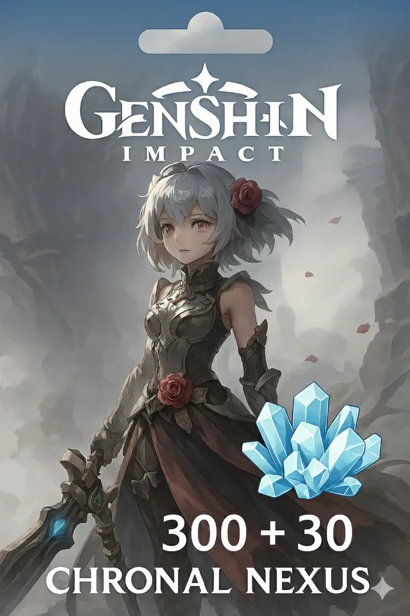 Genshin Impact - 300 + 30 Пополнение Хронального Нексуса Genshin Impact - 300 + 30 Пополнение Хронального Нексуса