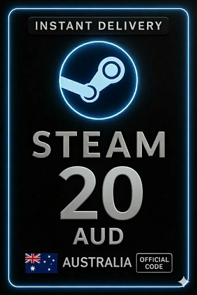 Steam Wallet Kóði AUD20 Steam Wallet Kóði AUD20