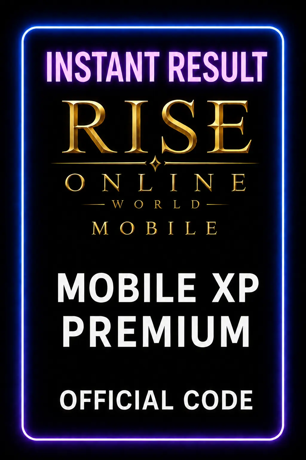 Rise Online World Mobile XP Premium