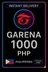 Garena Shells 1000 Pesos (PH)