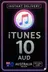 Carte-cadeau iTunes 10 AUD