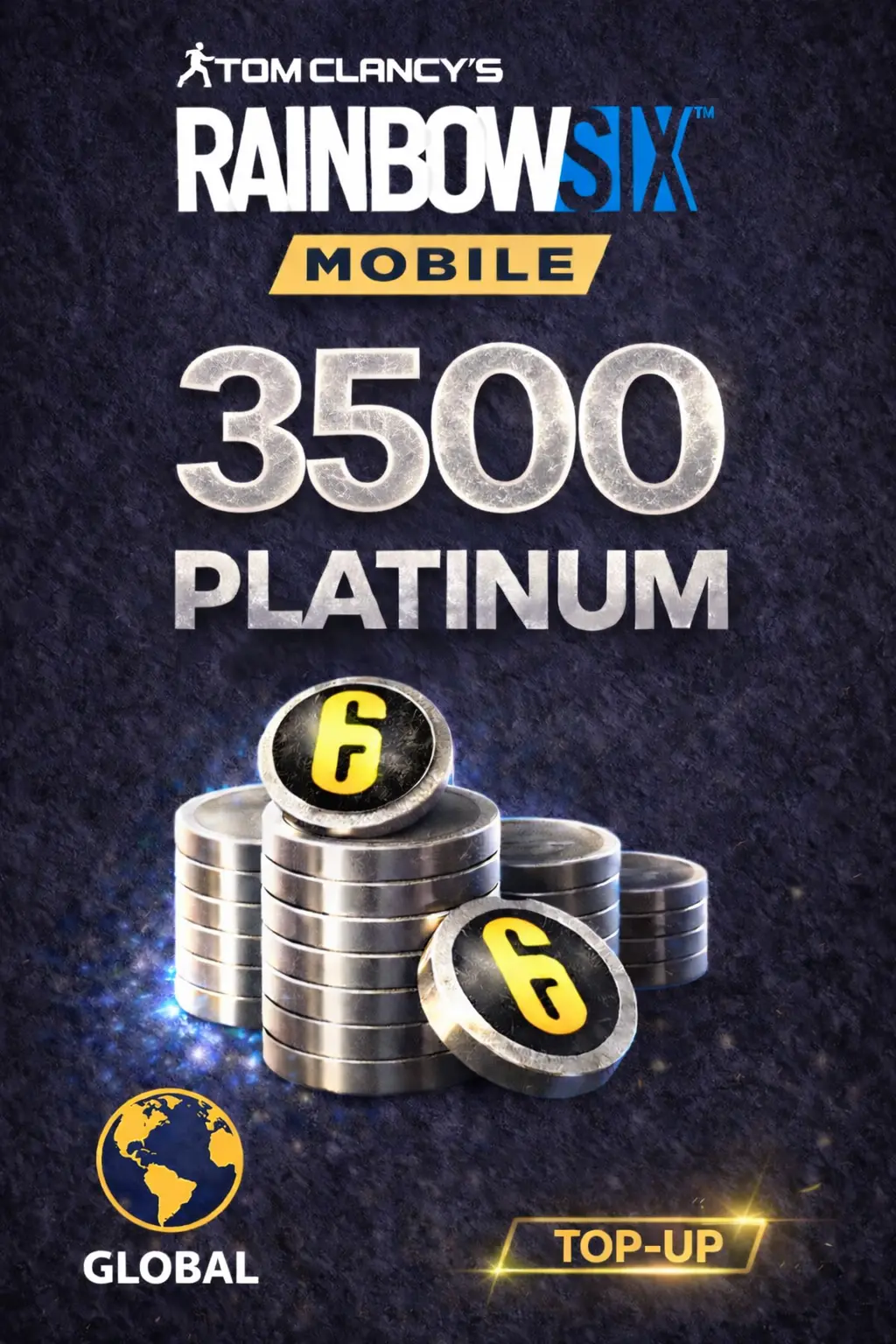 Rainbow Six Mobile - 3500 Platinum Top-Up (Global)
