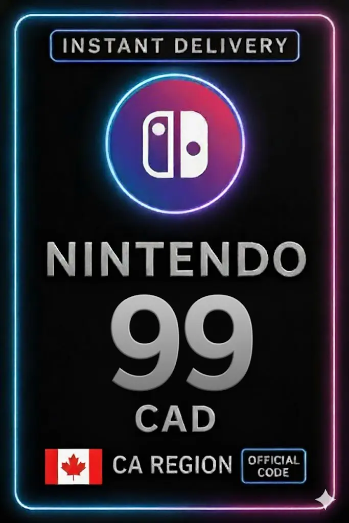 Nintendo eShop Prepaid Card - 99 CAD Nintendo eShop Prepaid Card - 99 CAD