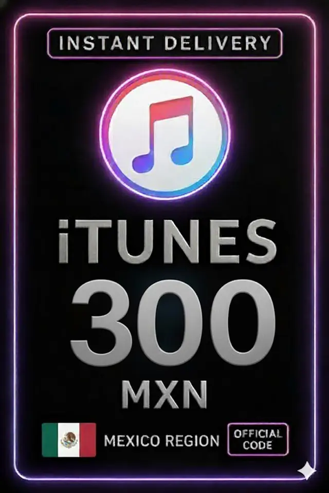 iTunes presentkort 300 MXN MX