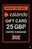 כרטיס מתנה של זאלנדו - 25 פאונד (בריטניה)