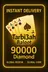 Tarbi3ah Baloot 90000 Diamond