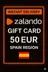 Zalando 礼品卡 - 50 欧元 (西班牙)