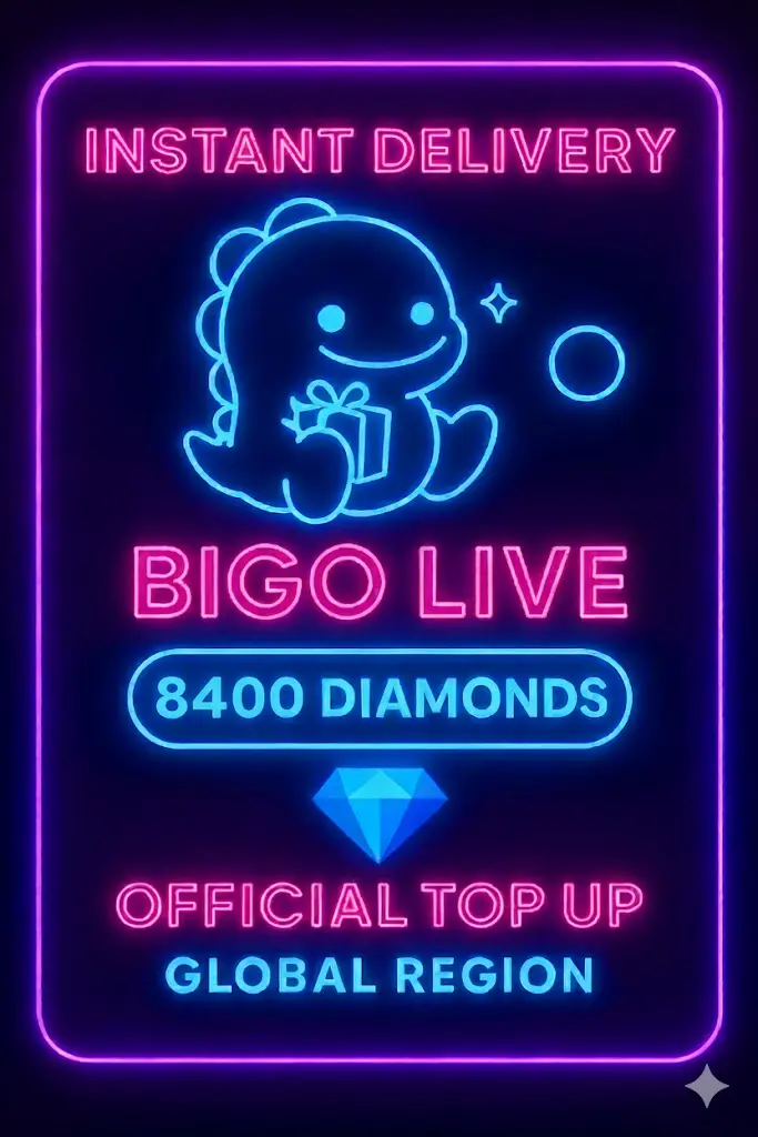 Bigo Live - 8400 Diamonds (Top-Up) Bigo Live - 8400 Diamonds (Top-Up)