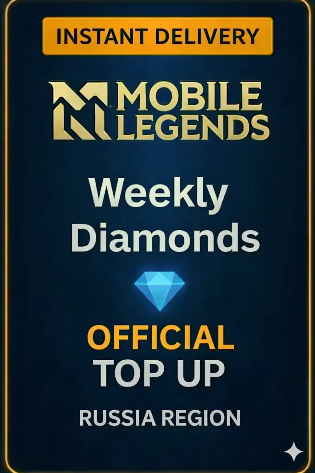 Mobile Legends Weekly Diamond Pass Top-Up (Russia)