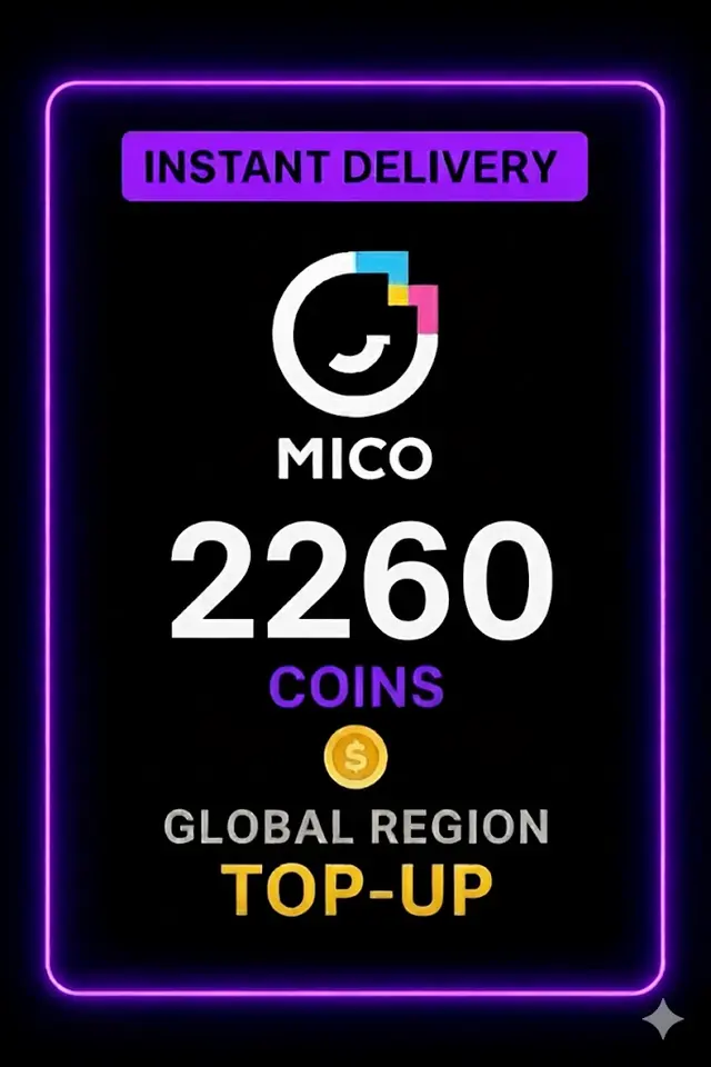 Mico Live - 2260 Coins Top-Up (Global)