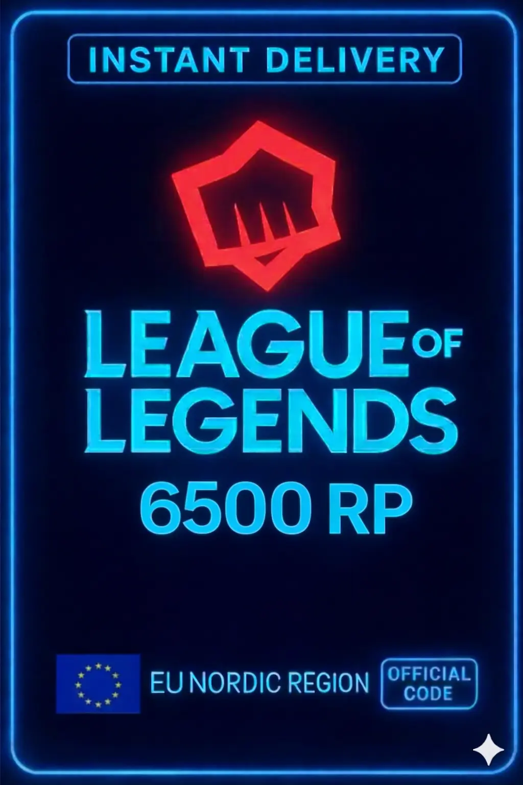 Riot Points - 6500 RP (EU)