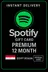 Spotify Dárková karta Egypt - 12 měsíců Premium