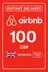 بطاقة هدايا Airbnb - 100 جنيه إسترليني
