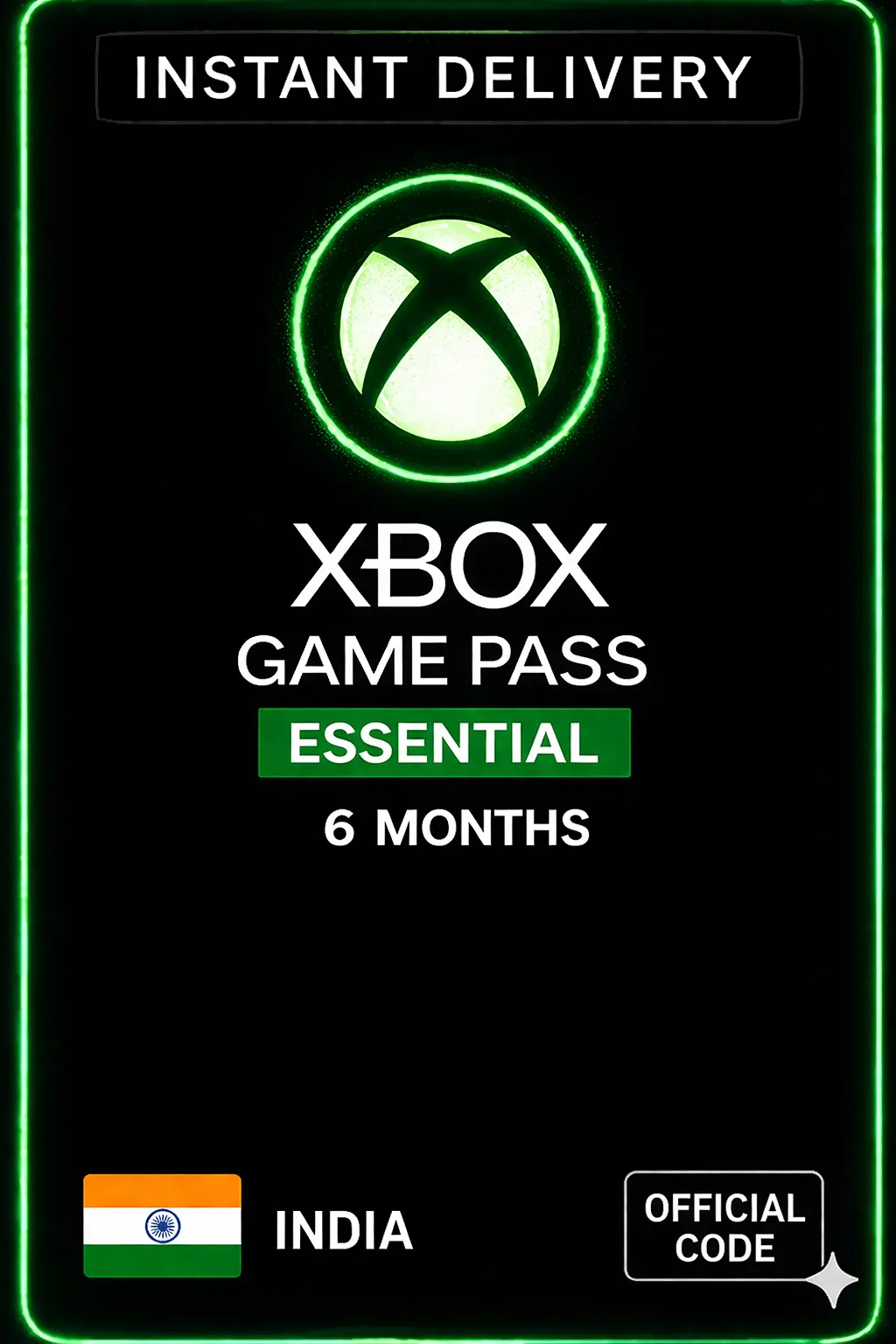 Xbox Game Pass Essential 6 Month - India