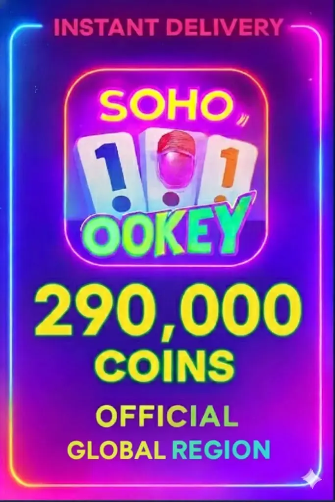 Soho 101 Okey - 290000 Gold Coin