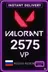 Valorant 2575 VP (Russia Server)