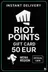 كود وصول RIOT منطقة الشرق الأوسط وشمال إفريقيا 50 يورو