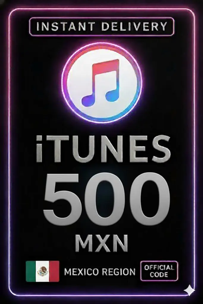 iTunes Gift Card 500 MXN MX iTunes Gift Card 500 MXN MX