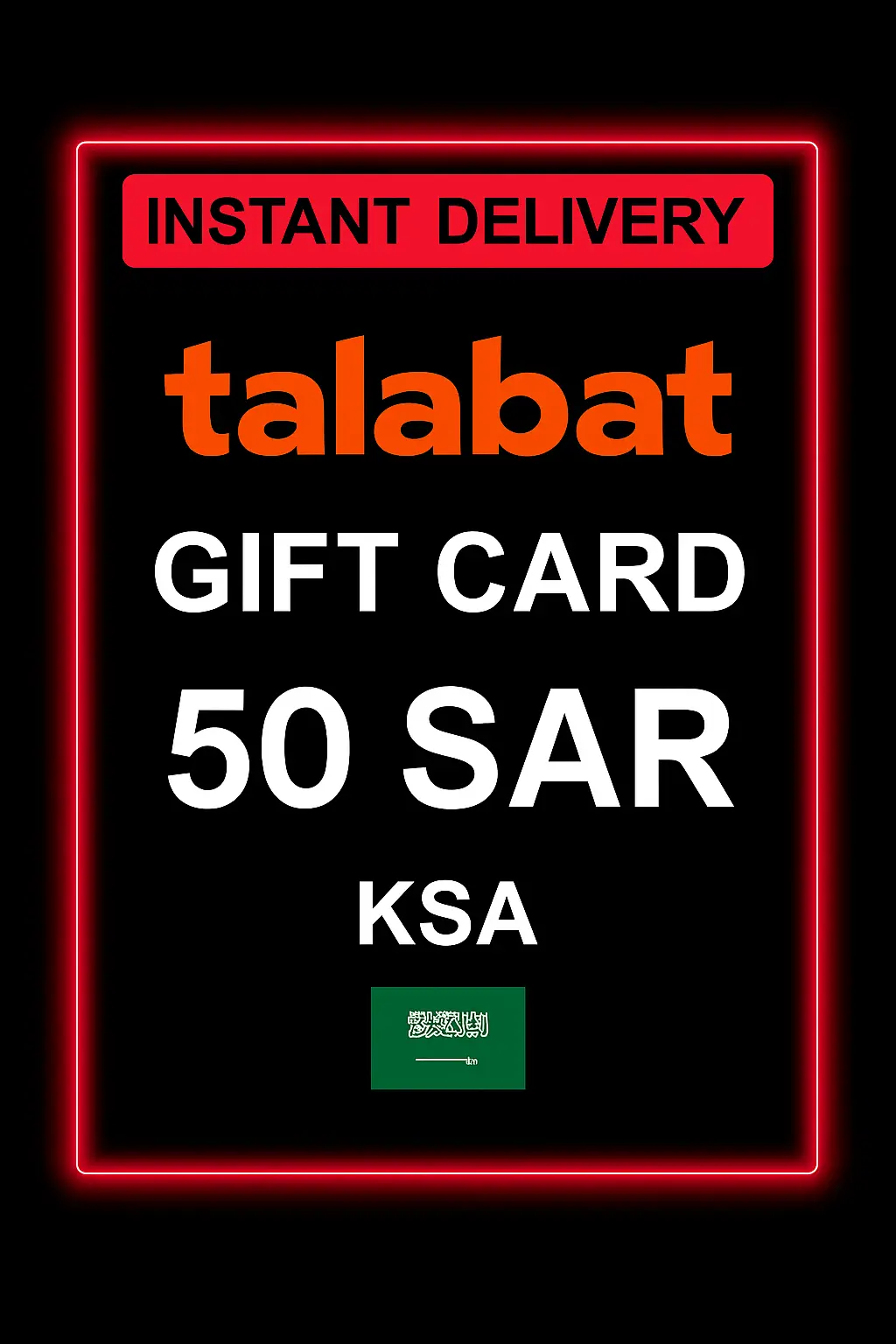 Talabat Ajándékutalvány Szaúd-Arábia - 50 SAR