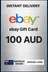 eBay Gift Card 100 AUD