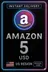 Carte-cadeau Amazon.com de 5 $ US