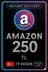 Amazon Hediye Kartı 250 TL