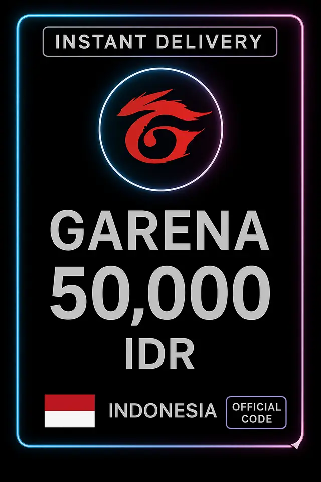 Garena Shells RP 50.000 (ID)