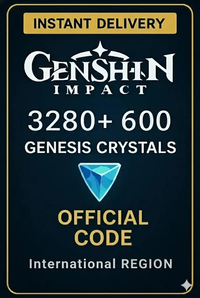 Genshin Impact-3280 + 600 Genesis Crystals (INT)