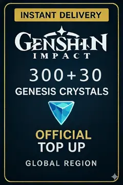 Genshin Impact 300+30 Genesis Crystals Top Up