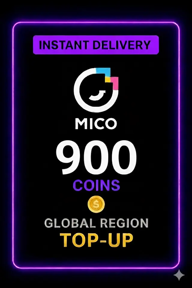 Mico Live - 900 Coins Top-Up (Global)