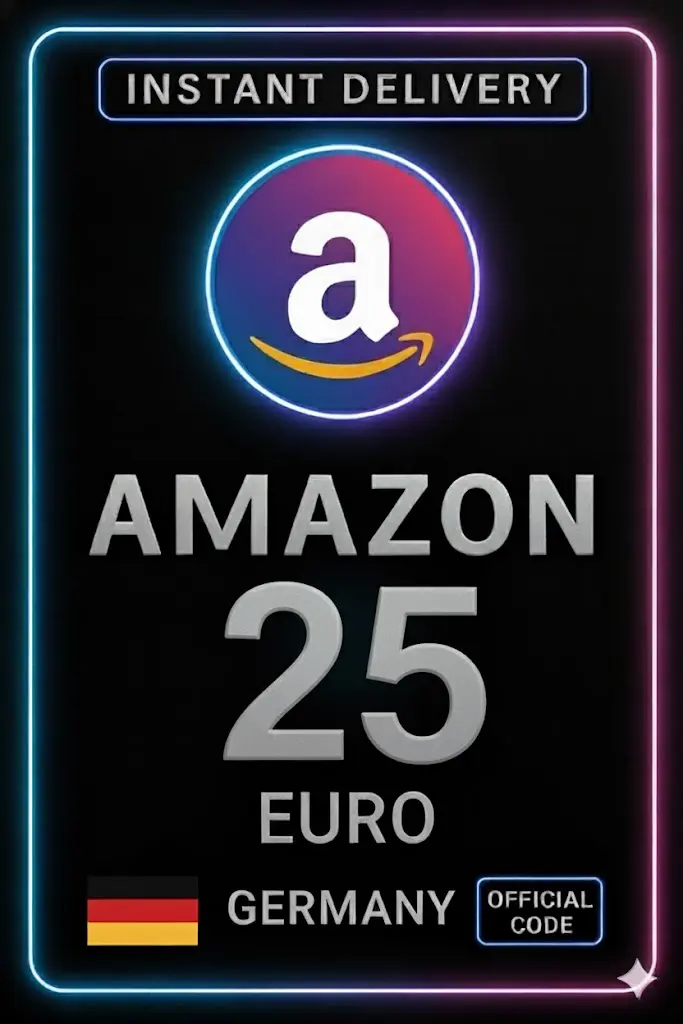 Cartão-presente Amazon - Alemanha 25 € Cartão-presente Amazon - Alemanha 25 €