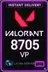 Puntos de Valorant - 8705 VP (Servidor Latam)